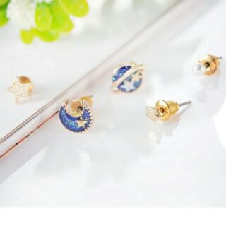 ต่างหูกาแลกซี่ galaxy earrings