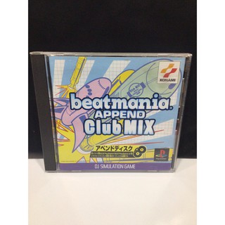 แผ่นแท้ [PS1] beatmania Append ClubMix (Japan) (SLPM-86692) Beat Mania Club Mix