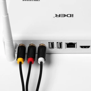 Vention Hifi Sound Quality 3RCA to 3RCA สายเคเบิลเสียงและวิดีโอ AV Cable Compatible with Box Speaker DVD Player