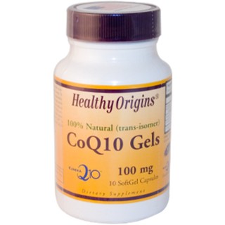 Healthy Origins, CoQ10 Gels (Kaneka Q10), 100 mg, 10 Softgel Capsules