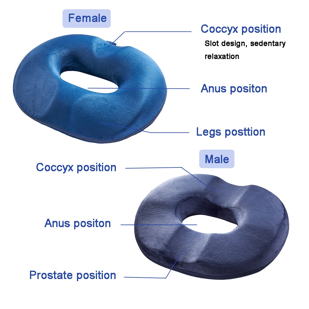 Unisex Hemorrhoid Wedge Donut Cushion Car Seat Cushions Hemorrhoids