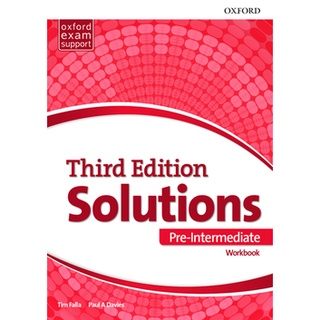 Se-ed (ซีเอ็ด) : หนังสือ Solutions 3rd ED Pre-Intermediate  Workbook (P)