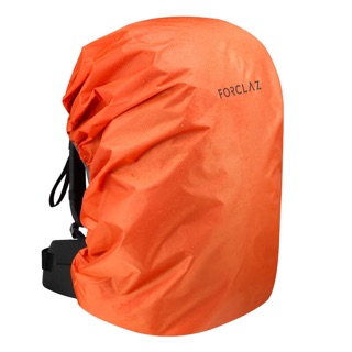 ถุงคลุมกันฝนสำหรับกระเป๋าสะพายหลังขนาด 40-60 ลิตร (สีส้ม) FORCLAZ