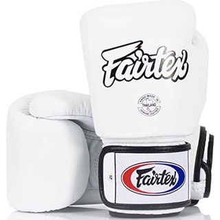 นวมชกมวย FAIRTEX รุ่น BGV1-BK  สีขาว