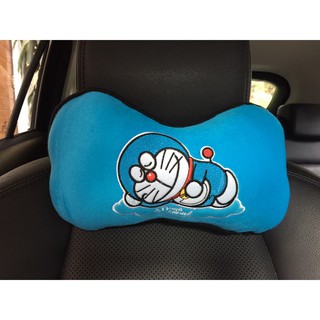 ลิขสิทธิ์แท้ โดราเอมอน หมอนรองคอ ทรงกระดูก โดเรมอน 1 ชิ้น Doraemon 1 pc Car Neck Rest Cushion Head Pillow