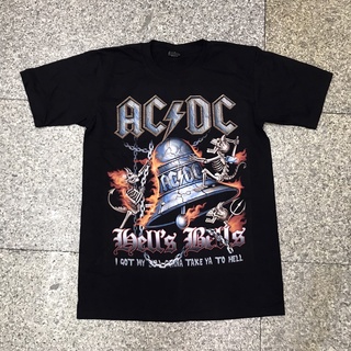 #เสื้อยืดคอกลม#AC001 เสื้อวงร็อค ACDC เอซีดีซี เสื้อวง เสื้อยืดเอซีดีซี เสื้อวินเทจS-4XL