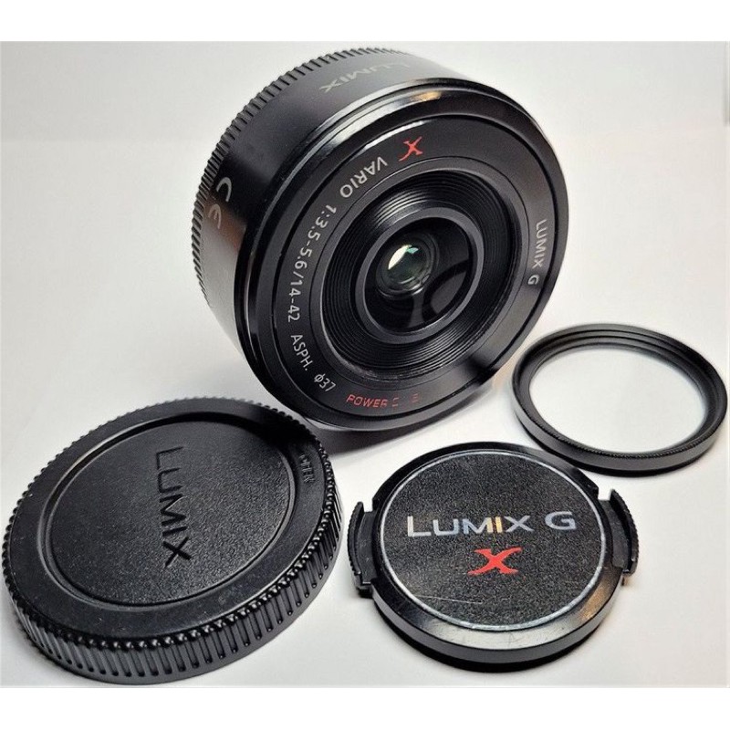 Panasonic Lumix G X Vario PZ 14-42 mm เลนส์ แพนเค้ก เล็ก บาง คม Olympus 12-32 Leica Lens kit เลนส์คิท 12-60 12-35 12-40