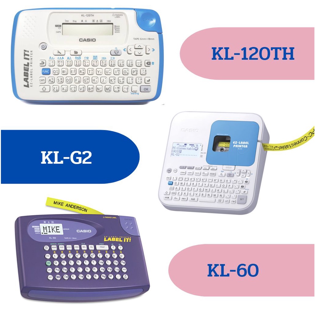 เทป  TAPE เทียบเท่า คาสิโอ CASIO 9 12 18 24mm. XR-9WE XR-12WE XR-9YW XR-12 XR-24 XR-12X XR9WE XR12WE