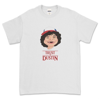 เสื้อยืด ลาย Trust IN DUSTIN สําหรับผู้ชาย