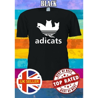 เสื้อยืดเบสบอล พิมพ์ลาย Adicats Spoof Cats แฟชั่นยอดนิยม สําหรับผู้ชาย