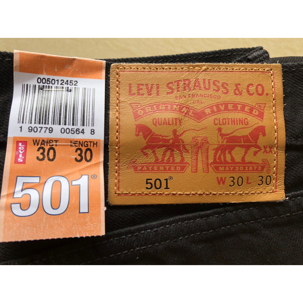 Levi's 501 Original Super Black