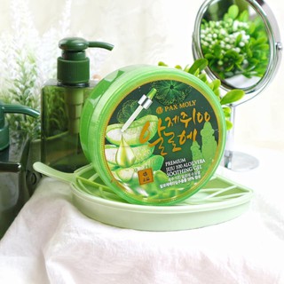 [ของแท้/อย.ไทย] Paxmoly jeju 100 aloe vera soothing gel MADE IN KOREA ( กระปุกใหญ่ 300 ML)