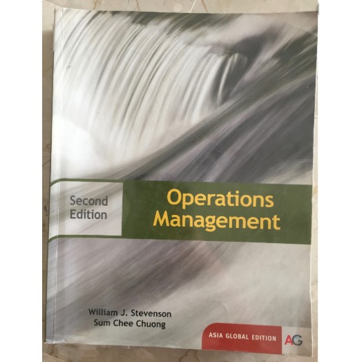 หนังสือมือสอง Textbook Operations management,second edition สภาพ 90%