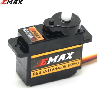 เกียร์เซอร์โว อะนาล็อก พลาสติก ขนาดเล็ก EMAX ES08A II 9g 1.8 กก. ต่อวินาที แบบเปลี่ยน สําหรับโมเดลเครื่องบินบังคับ 3D DIY 1 ชิ้น