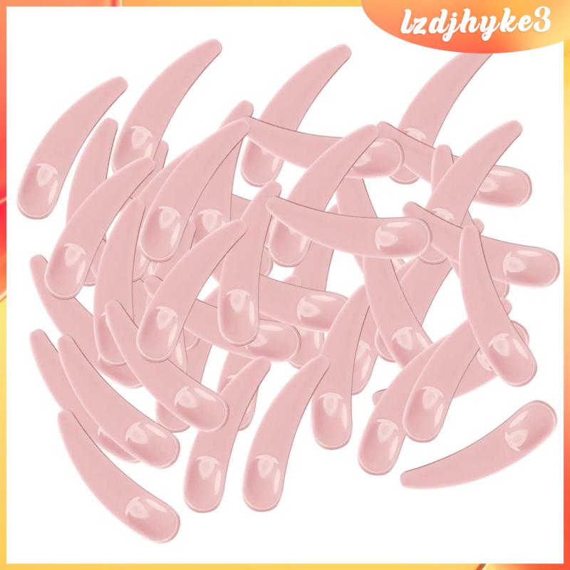 [lzdjhyke3] ไม้พายพลาสติก สีขาว สําหรับตักครีม มาสก์หน้า แต่งหน้า 100 ชิ้น