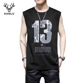 HANLU เสื้อกล้ามกีฬาผู้ชายเบอร์13 24 Mเสื้อเจอร์ซีย์ชุดบาสเกตบอลกีฬาเสื้อยืดแขนกุดดูดซับเหงื่อ