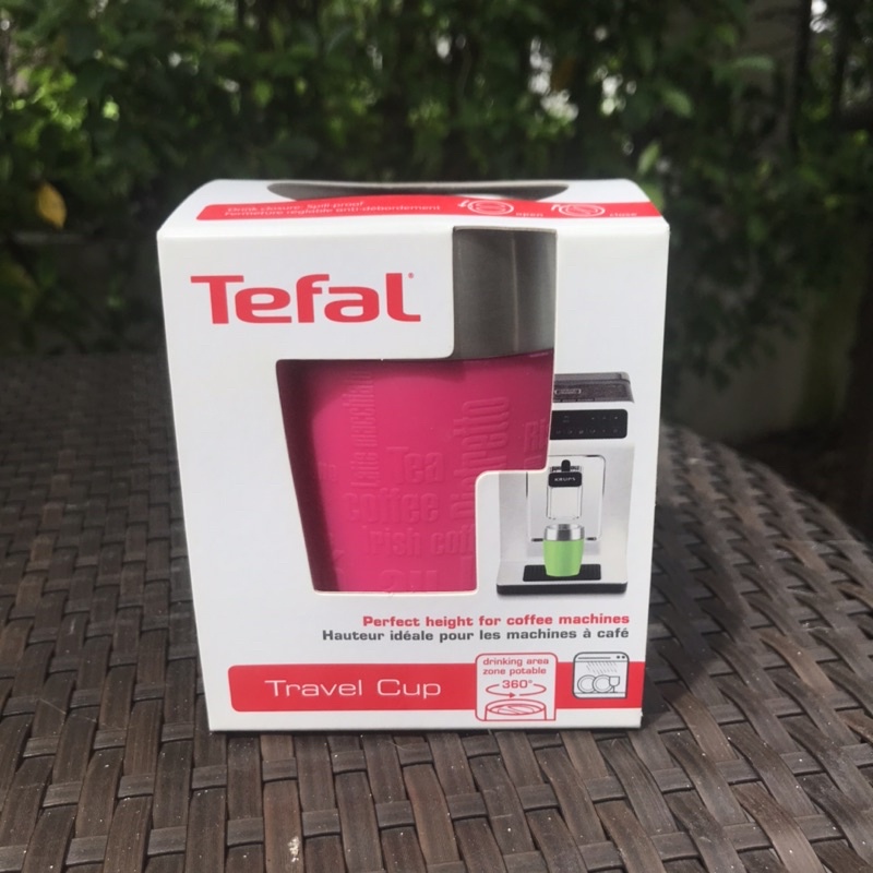 แก้วน้ำเก็บอุณหภูมิ Tefal ขนาด 0.2 ลิตร สีชมพู รุ่น K3082314 Travel Cup 0.2L ของแท้