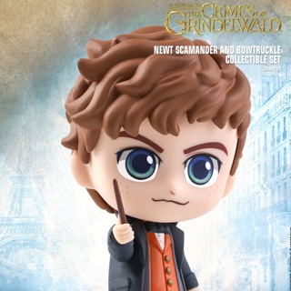 CosBaby Fantastic Beasts The Crimes of Grindelwald Newt Scamander &amp; Bowtruckle (Size S) นิวท์ โมเดลพ่อมด ฟิกเกอร์แท้