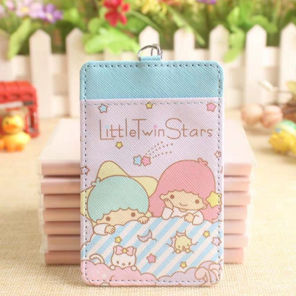 Sanrio Little Twin Stars Kiki & Lala Ezlink Card Holder พร้อมพวงกุญแจ