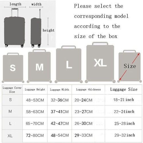 ผ้าคลุมกระเป๋าเดินทางกันน้ำหนา (not include suitcase)