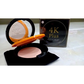 แป้งพัฟ 4K Plus MICRO SILK TWO WAY 15 กรัม 1 ตลับ