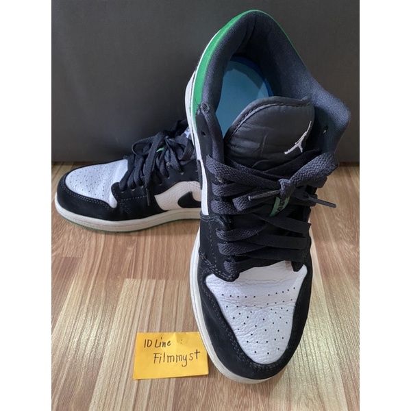 Nike Air Jordan 1 Low White Black Mystic Green Shopee Thailand