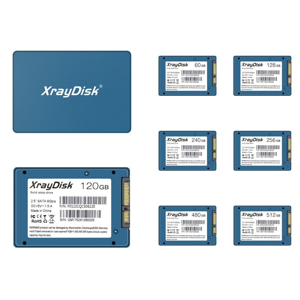XrayDisk SSD(เอสเอสดี) 2.5 SATA3 120GB 240GB 480GB 512GB Hdd(ฮาร์ดดิสก์ ...