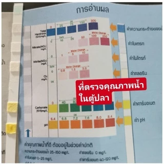 🌈แผ่นตรวจค่าน้ำ​🐟 ในตู้ปลา​ ตู้กุ้ง​ น้องปลาสามารถอยู่ได้ไหม3ชิ้นแถม1