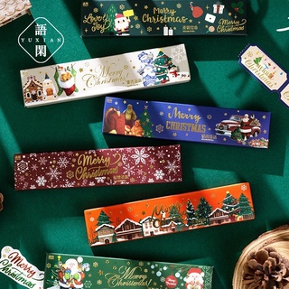 สติ๊กเกอร์ Merry Christmas Story Diy สําหรับตกแต่งวันคริสต์มาส 36 ชิ้น/กล่อง