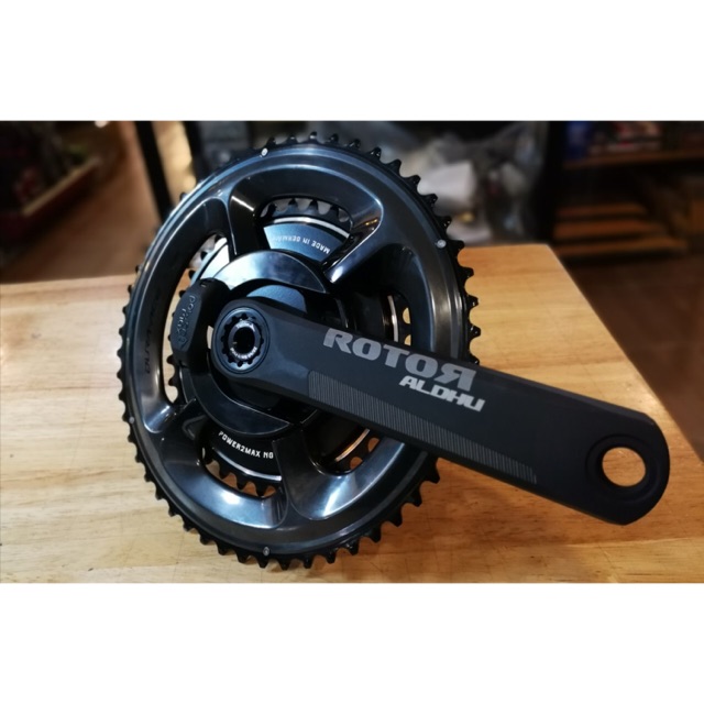 ขาจานวัตต์ Rotor Aldhu X Power2max X Dura Ace Chainring ขาจานไม่มีแพ๊ค ...
