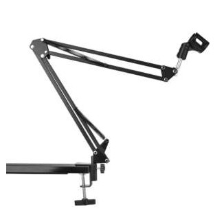 SALE Di shop ขาตั้งสำหรับไมโครโฟน Mic Microphone Suspension Boom Scissor Arm Stand Holder for Studio Broadcast w/ Shock Mount #คำค้นหาเพิ่มเติม อุปกรณ์เสริม กล้อง อะแดปเตอร์ สายชาร์จ Camera