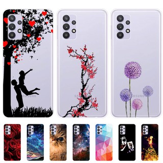 เคส Samsung Galaxy A32 4G เคสซิลิโคน Soft Back Cover Samsung A32 4G GalaxyA32 SM-A325F Phone Case Silicone เคส