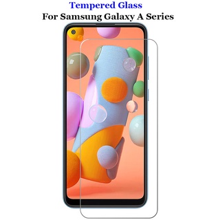 ฟิล์มกระจกนิรภัยกันรอยหน้าจอ 9H 2.5D พรีเมี่ยม สําหรับ Samsung Galaxy A11 A21 A215U A21s A31 A41 A51 5G UW