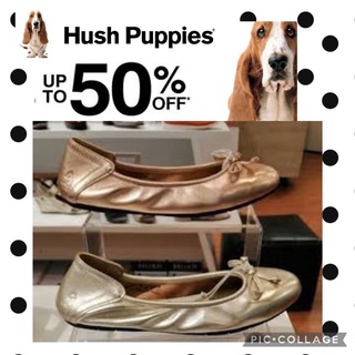 รองเท้า Hush puppies รองเท้าทรงบัลเลย์ พร้อมส่ง