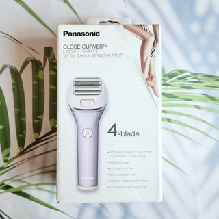 (Panasonic®) Close Curves Electric Ladies Shaver Bikini Attachment ES-WL80-V พานาโซนิค เครื่องโกนขนไฟฟ้า สำหรับผู้หญิง