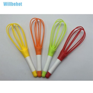 (Willbehot) 2-in-1 เครื่องตีไข่ซิลิโคน สําหรับผสมอาหาร