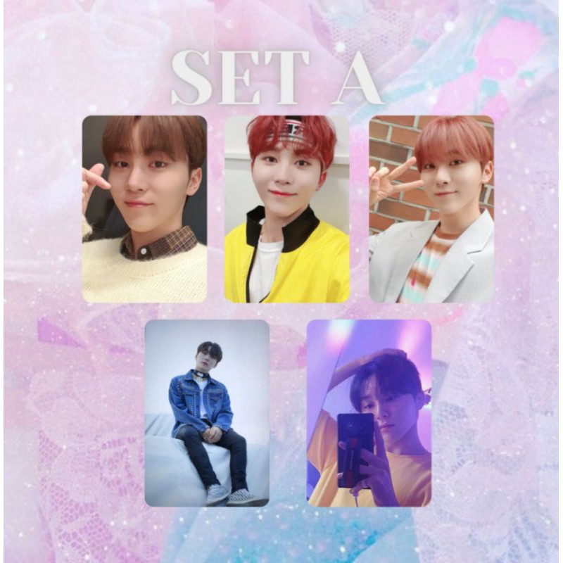 SEVENTEEN 4PCS/5PCS SEUNGKWAN BOO SEUNGKWAN SET PHOTOCARD / PC [unofficial]