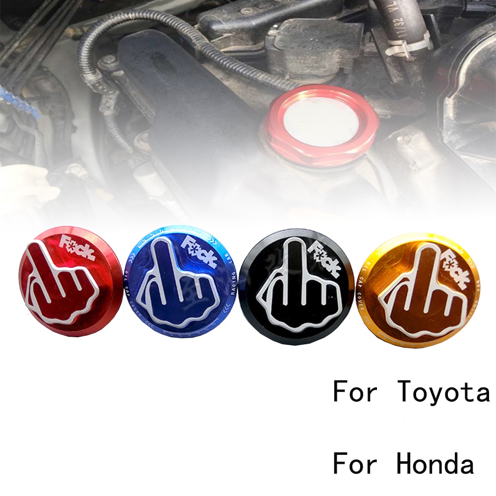 ที่เติมน้ํามันเครื่องยนต์ Billet Cap Tank Cover สําหรับ Toyota สําหรับ Honda