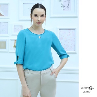 AMILA Blouse VE-B771 by  VERONIQA พีชสกิน แขนยาว IGPU21-12