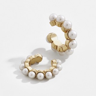 ต่างหูแบบมุกโบฮีเมี่ยน  Bohemian Pearls Ear Cuff