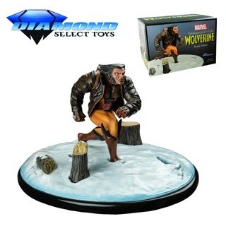 Diamond Select Toys Marvel Premier Collection - Wolverine in Snow Resin Statue