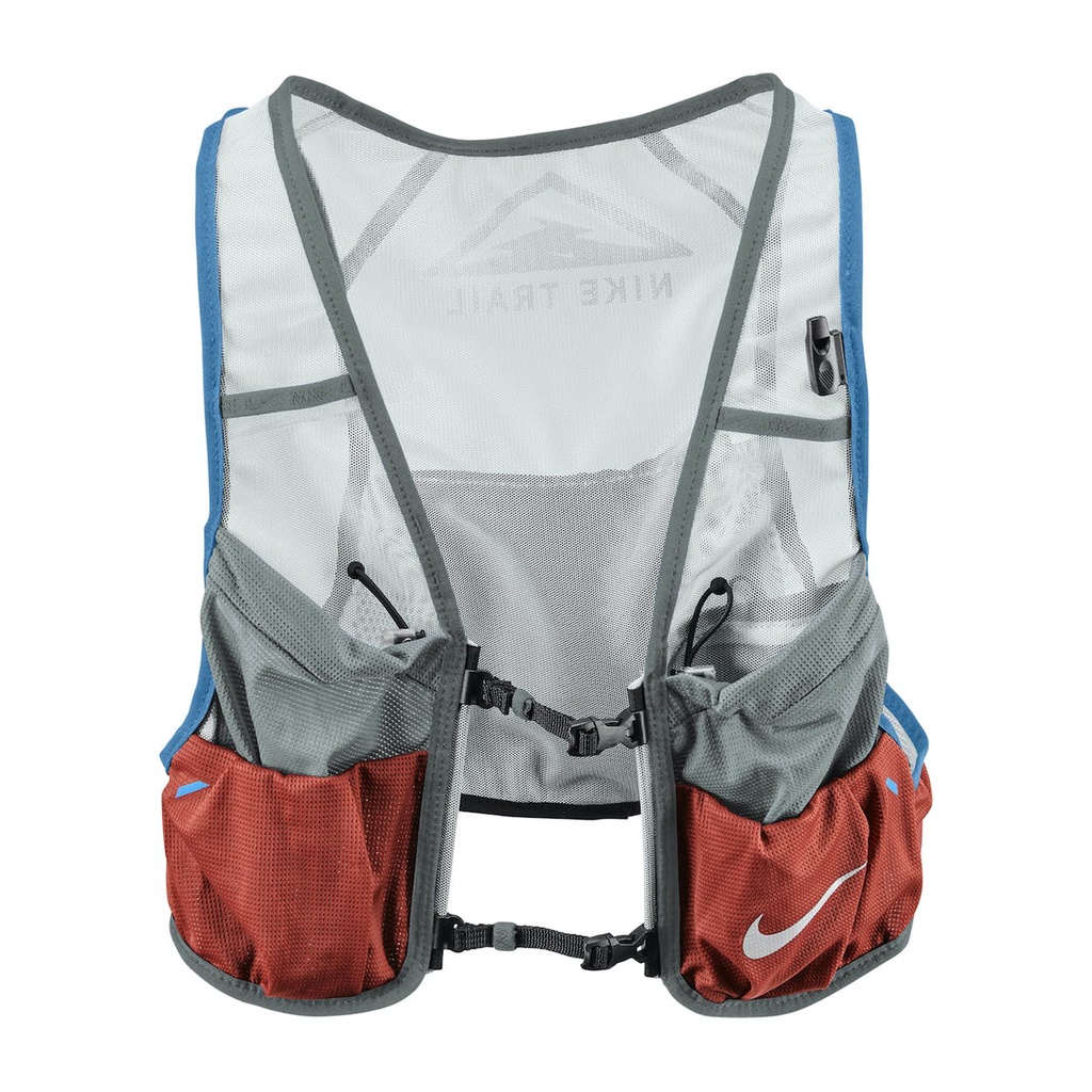 NIKE RUNNING TRAIL VEST Red Grey Size S เป้น้ำสำหรับวิ่งเทรล Shopee