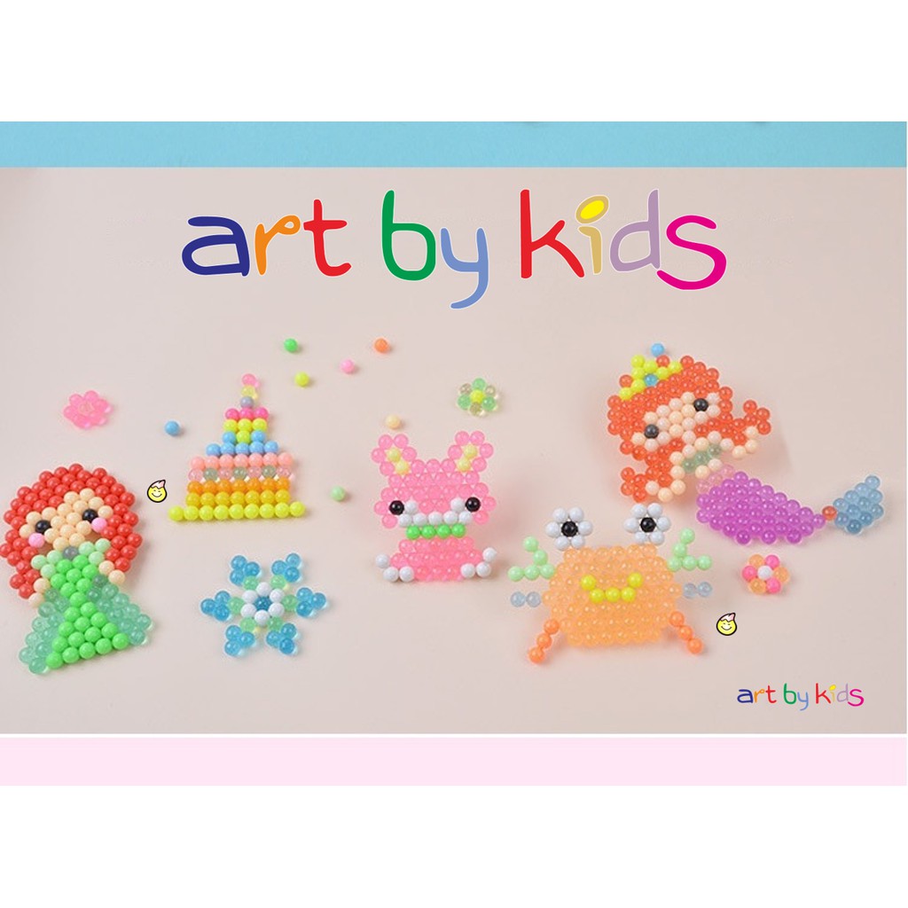 ชุดลูกปัดน้ำ DIY ลูกปัดไอน้ำ ลูกปัดน้ำแค่ฉีดก็ติด ลูกปัดมายากล ลูกปัดวิเศษ - Aqua Bead Set