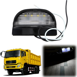 ไฟป้ายทะเบียน LED 4 ดวง 10‐30V IP67 กันน้ํา ทนทาน อุปกรณ์เสริม สําหรับรถพ่วง รถตู้ รถบรรทุก