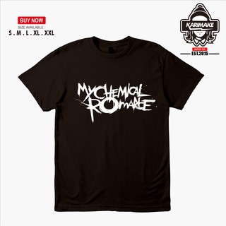 เสื้อยืดผ้าฝ้ายพิมพ์ลายแฟชั่น เสื้อยืด พิมพ์ลาย My Chemical Romance Band สําหรับผู้ชาย