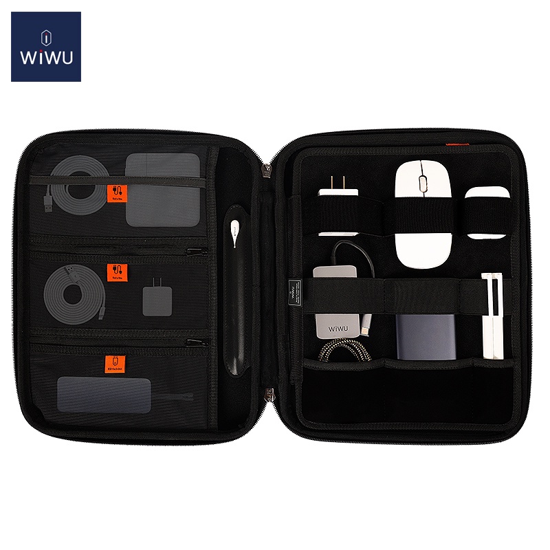 กระเป๋ากันงอกันกระแทก WiWU Parallel Hardshell กระเป๋าสำหรับ แท็ปแล็ต โน๊ตบุค สามารถใช้งานร่วมกับไอแพด12.9 11 10.9 นิ้ว