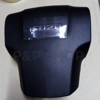 ที่กดแตรพวงมาลัย ISUZU D-MAX 2012 แท้ห้าง โลโก้ชุบ รุ่นไม่มีAIRBAG