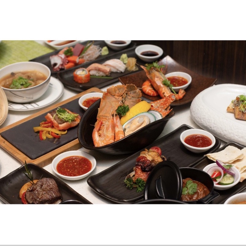 Voucher : Dinner Buffet ห้องอาหาร Cuisine Unplugged โรงแรม Pullman King Power รางน้ำ สำหรับ 1 ท่าน