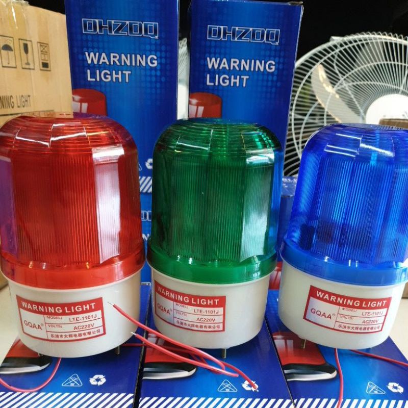 ไฟหมุนพร้อมสัญญานไซเรน LTE -1101J(220v) LED มี 4สี สินค้าพร้อมส่งขนาด 4”