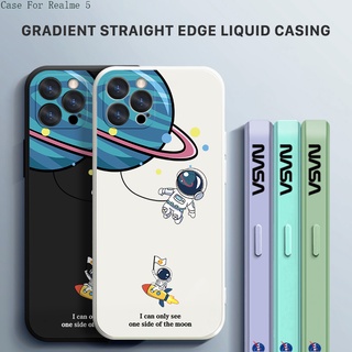 Realme 5 5i 5S 6 6i Pro เคสเรียวมี สำหรับ Case NASA Earth Planet เคส เคสโทรศัพท์ เคสมือถือ